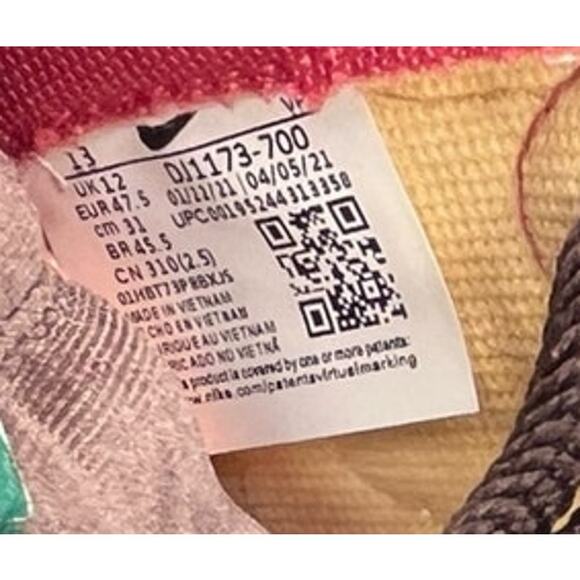 Nike x Social Status Dunk Mid "Chocolate Milk" Sneakers Size 13 Brown - Picture 6 of 6